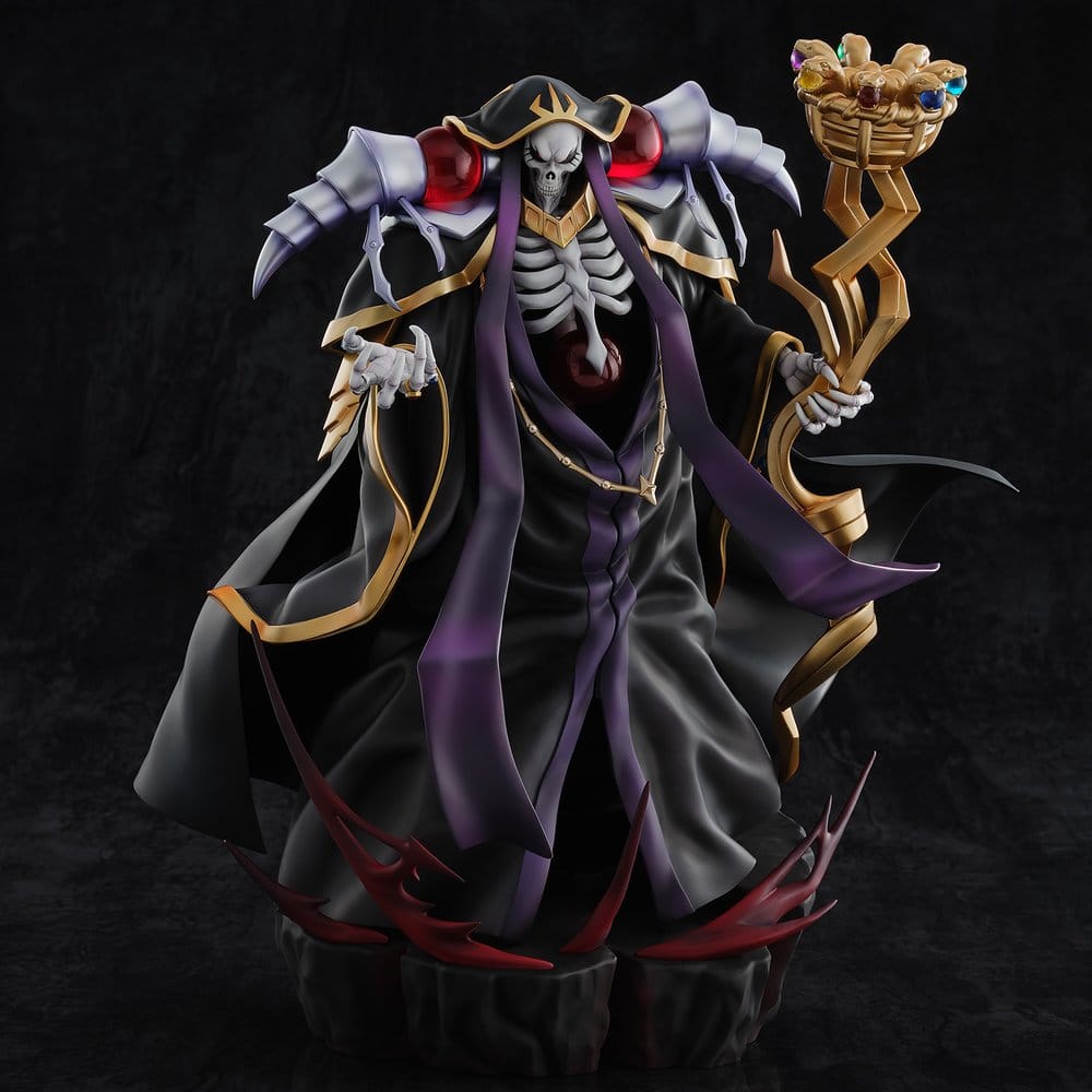 PREORDINE+ 07/2027 Overlord PVC Figure Ainz Ooal Gown 10th Anniversary so-bin Ver. 34 cm