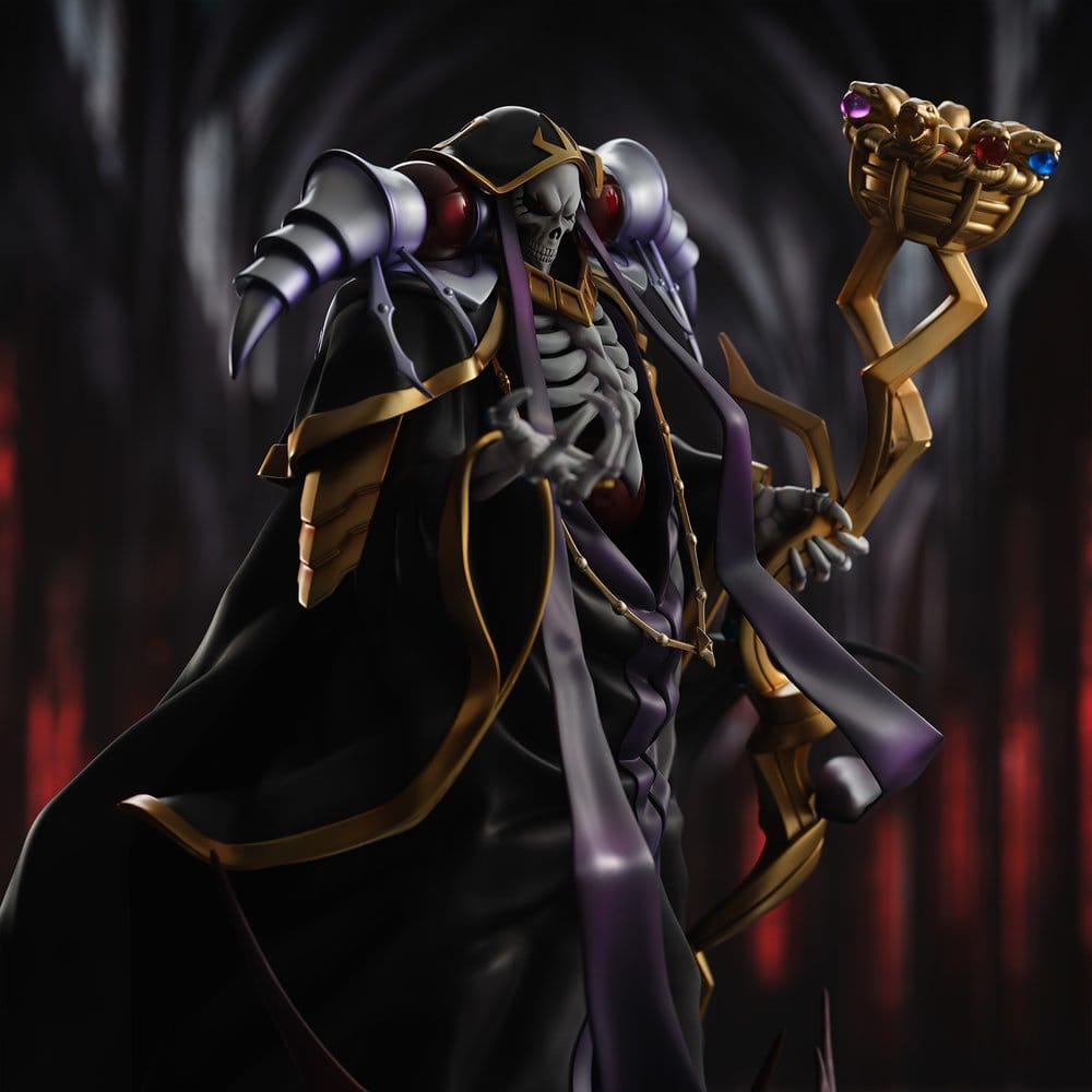 PREORDINE+ 07/2027 Overlord PVC Figure Ainz Ooal Gown 10th Anniversary so-bin Ver. 34 cm