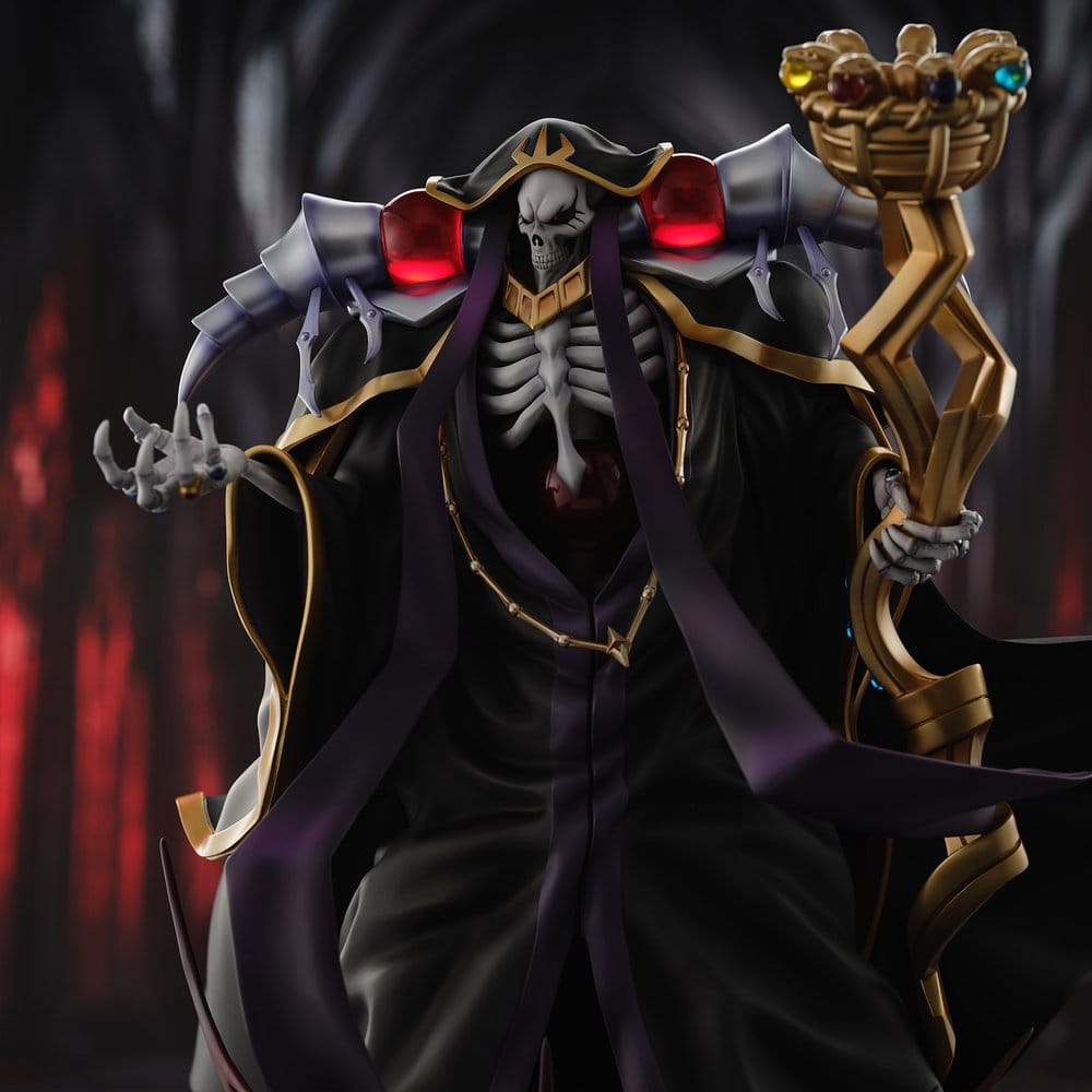 PREORDINE+ 07/2027 Overlord PVC Figure Ainz Ooal Gown 10th Anniversary so-bin Ver. 34 cm