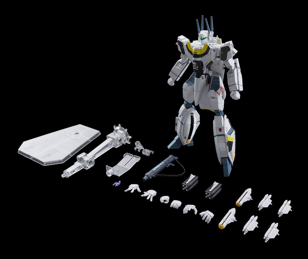 🧪 LAB | SU ORDINAZIONE Robotech Veritech Diecast Action Figure Veritech VF-1S Transformable 21 cm