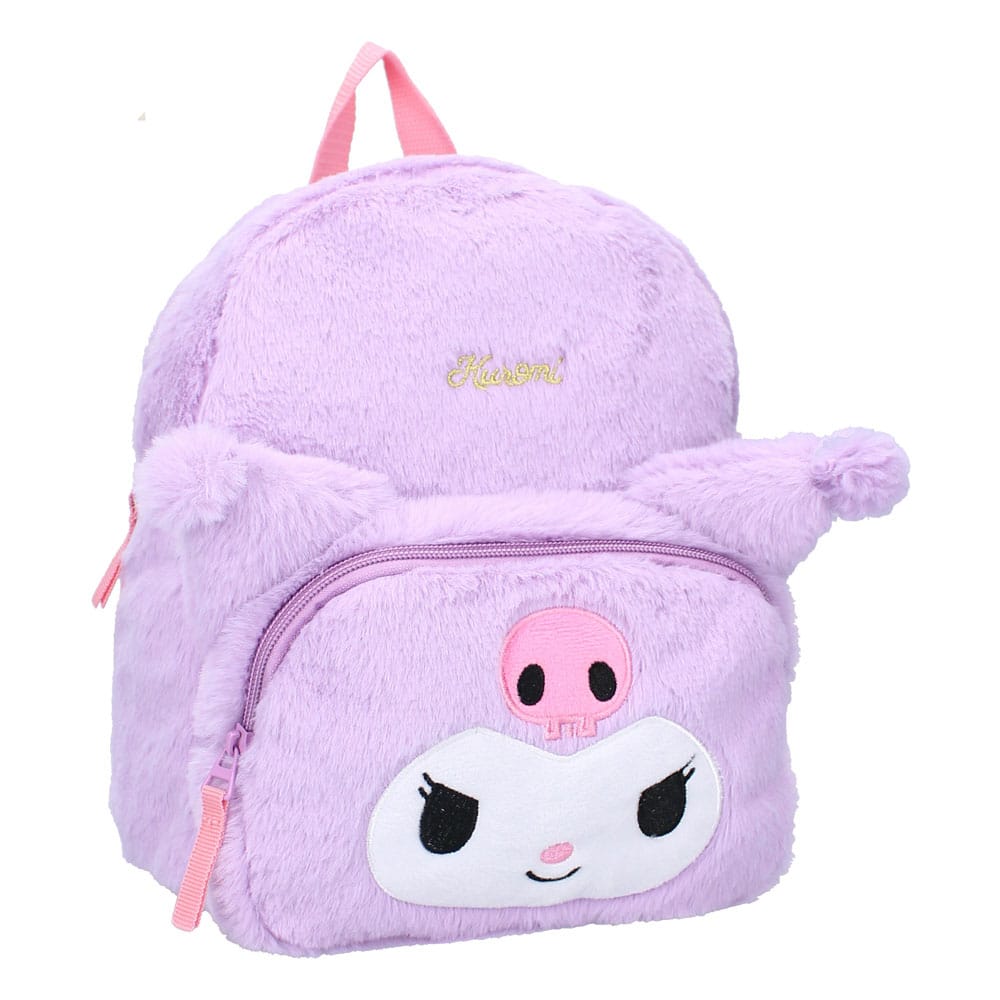 🧪 LAB | SU ORDINAZIONE Sanrio Backpack Kuromil Fluffy Festival Purple 26 cm