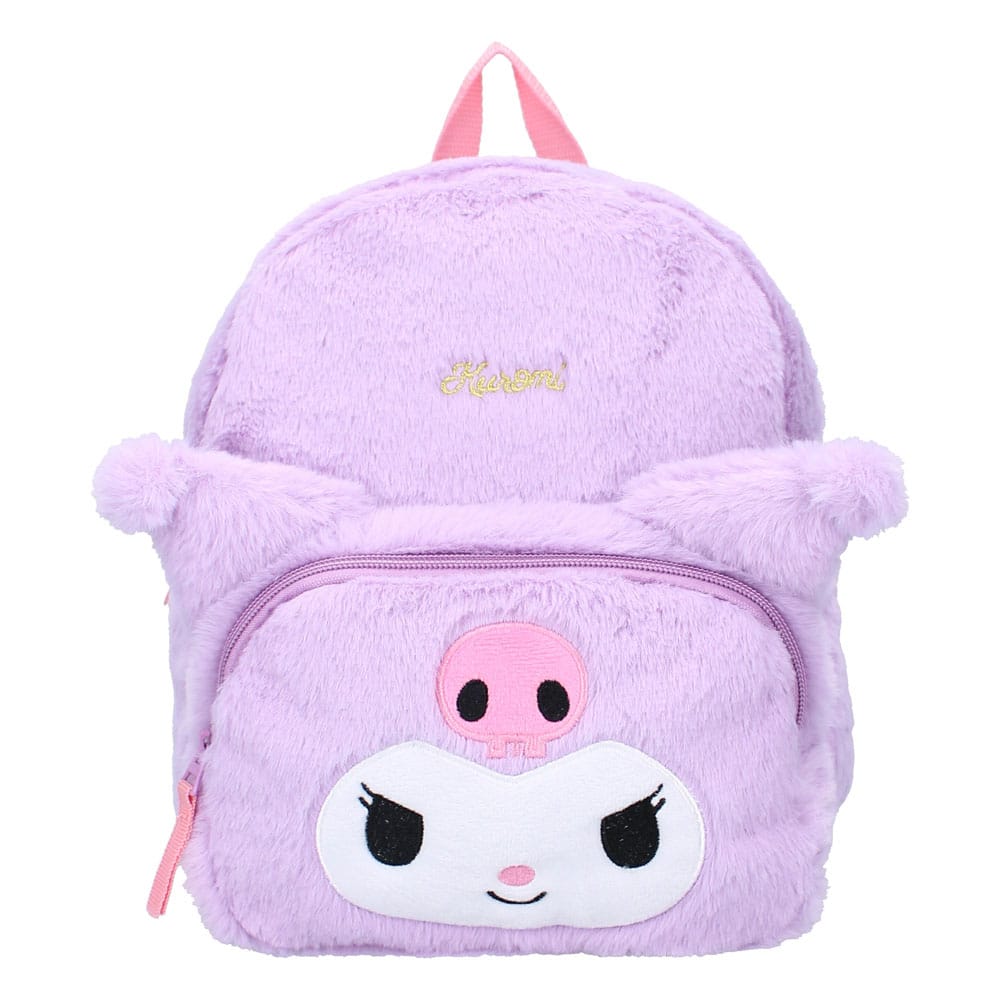 🧪 LAB | SU ORDINAZIONE Sanrio Backpack Kuromil Fluffy Festival Purple 26 cm