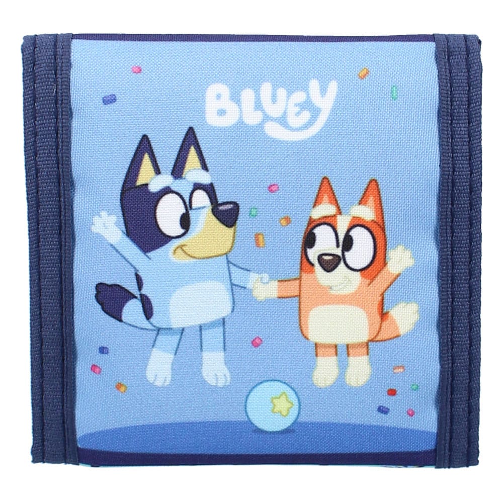 SU ORDINAZIONE Bluey Wallet Black Bluey Best Friends Fun