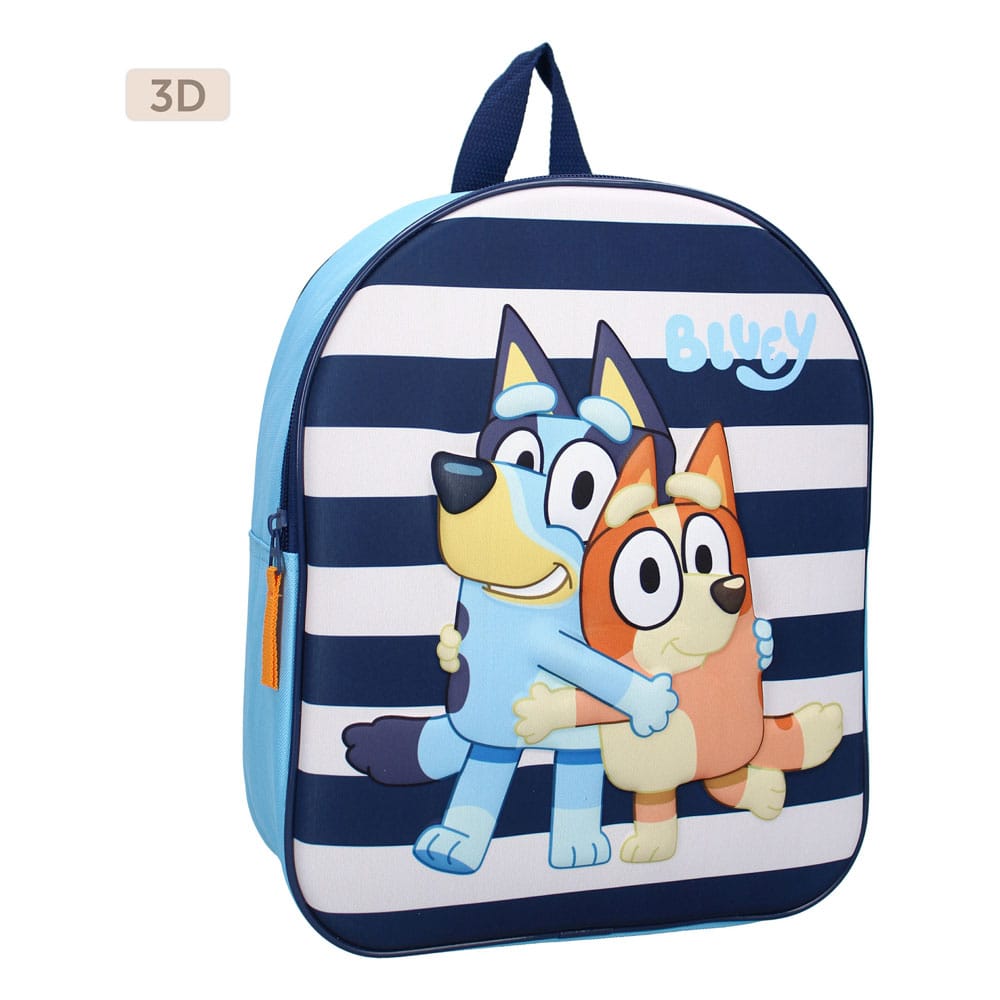 AUF BESTELLUNG Blauer Rucksack 3D Oh Happy Days 32 cm