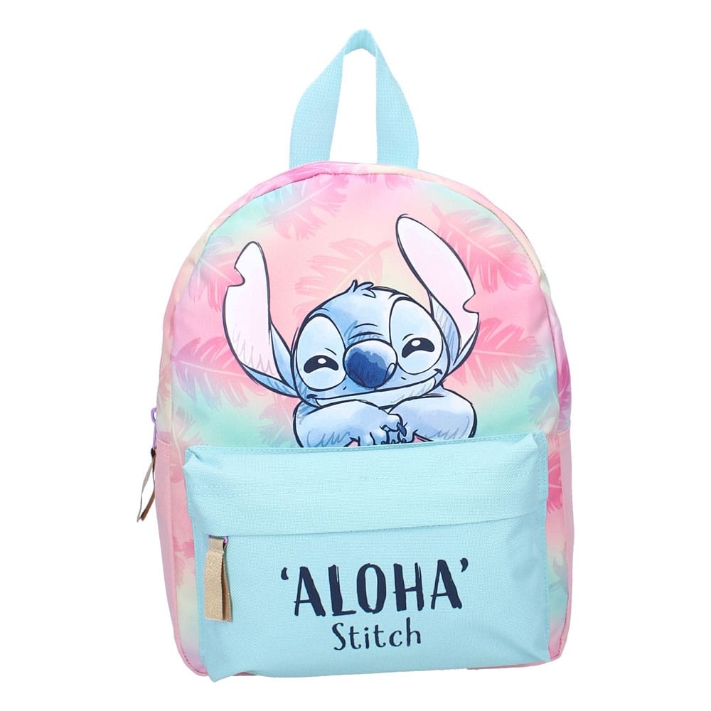 Lilo & Stitch Rucksack auf Bestellung gefertigt, Stitch Wild Energy Blau, AUSVERKAUFT