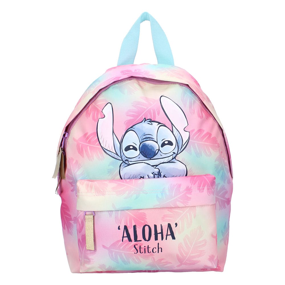 Lilo & Stitch Rucksack auf Bestellung gefertigt, Stitch Wild Energy Pink