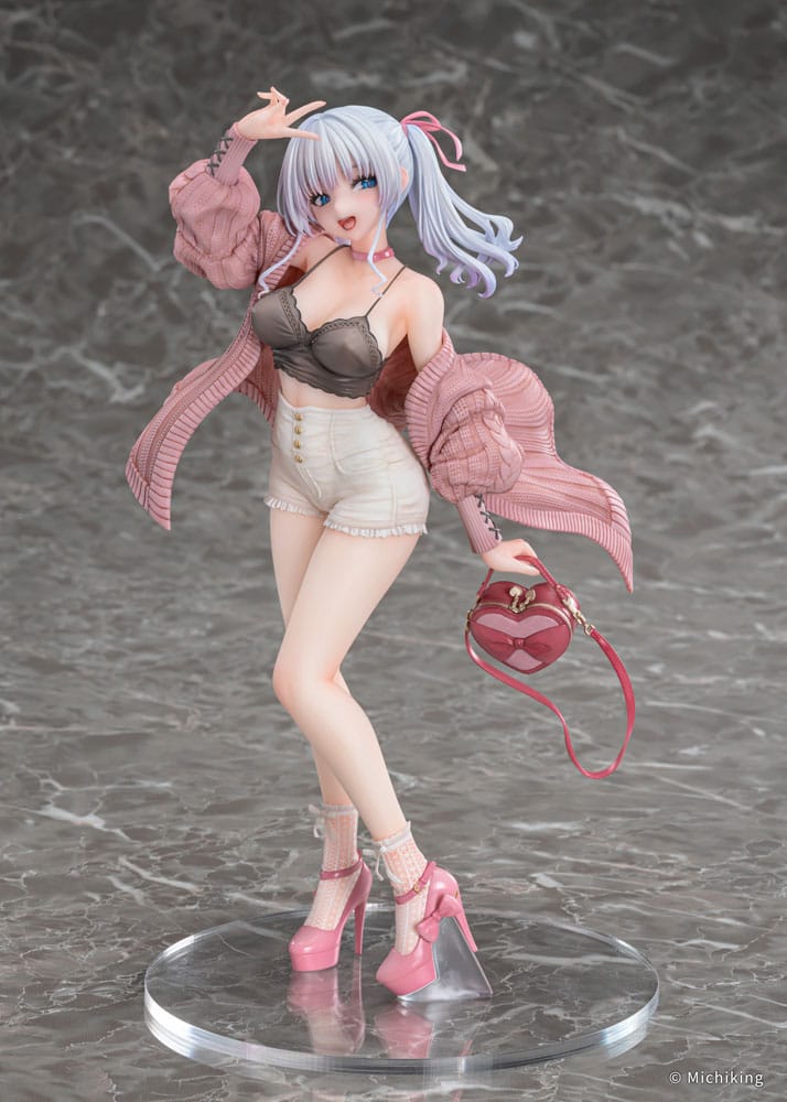 PREORDINE+ 01/2027 (NON CANCELLABILE) Original Character PVC Statue 1/6 Shion Passion Pink Illustration by Michiking 27 cm (18+)