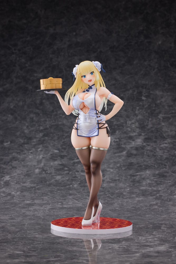 PREORDINE CHIUSO 08/2025 Original Character Statue 1/6 Chinese Dress Girl Illustration by oekakizuki 26 cm (18+) (PREORDINE NON CANCELLABILE)