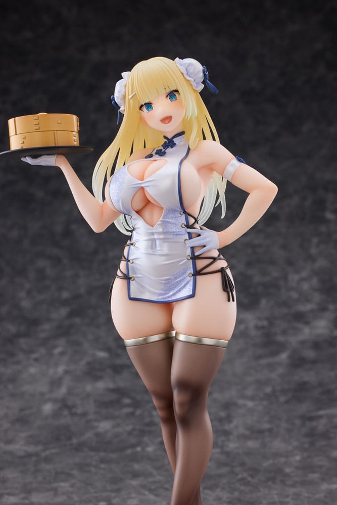 PREORDINE CHIUSO 08/2025 Original Character Statue 1/6 Chinese Dress Girl Illustration by oekakizuki 26 cm (18+) (PREORDINE NON CANCELLABILE)