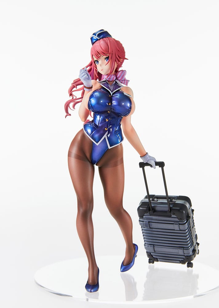 PREORDINE CHIUSO 04/2025 Original Character Statue Tight na Oshigoto Work 3: Cabin Attendant Aya Saionji 25 cm (PREORDINE NON CANCELLABILE)