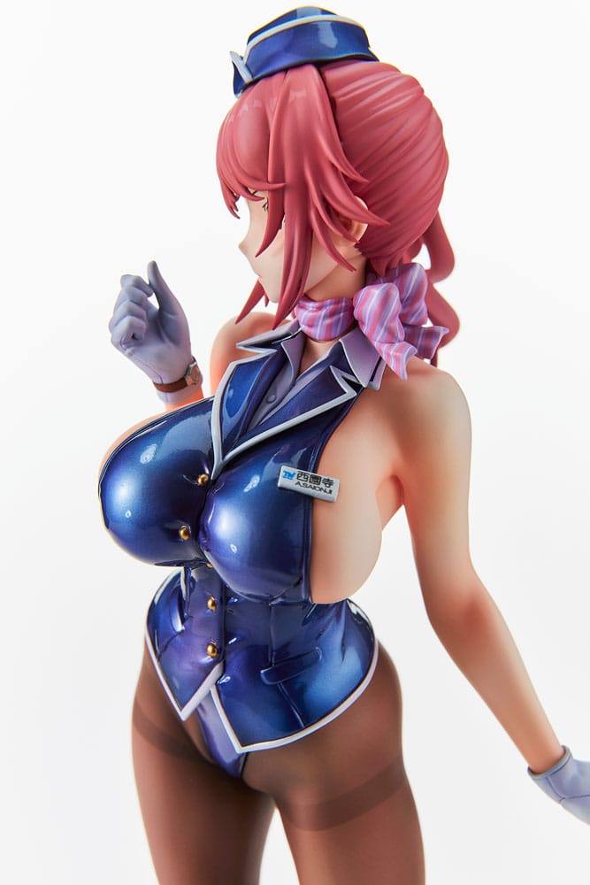 PREORDINE CHIUSO 04/2025 Original Character Statue Tight na Oshigoto Work 3: Cabin Attendant Aya Saionji Antenna Shop Limited Edition 25 cm (PREORDINE NON CANCELLABILE)