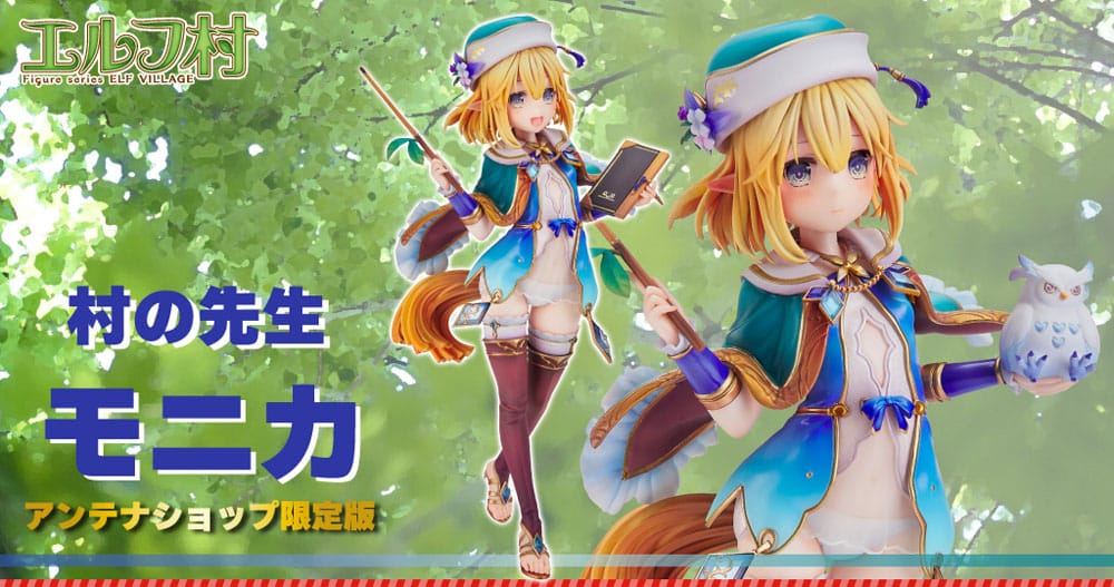 PREORDINE+ 07/2026 (NON CANCELLABILE) Original Character Elf Village Series PVC Statue 1/6 Village Teacher Monica Antenna Shop Limited Ver. 23 cm