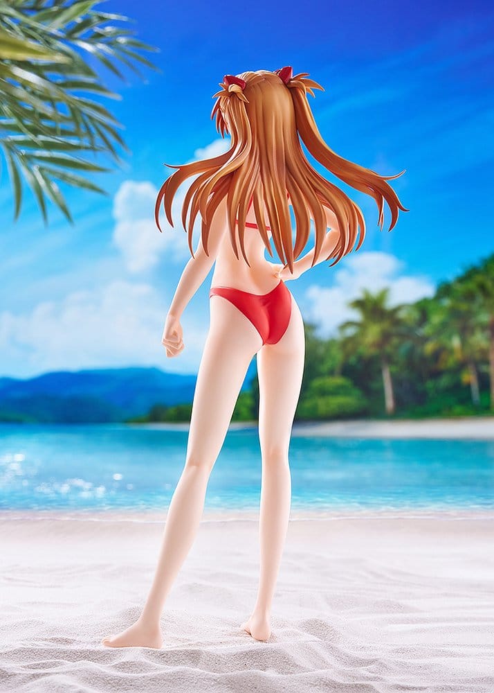 PREORDINE+ 09/2026 Rebuild of Evangelion Pop Up Parade Beach Queens Asuka Shikinami Langley (Bikini Style) L Size 23 cm