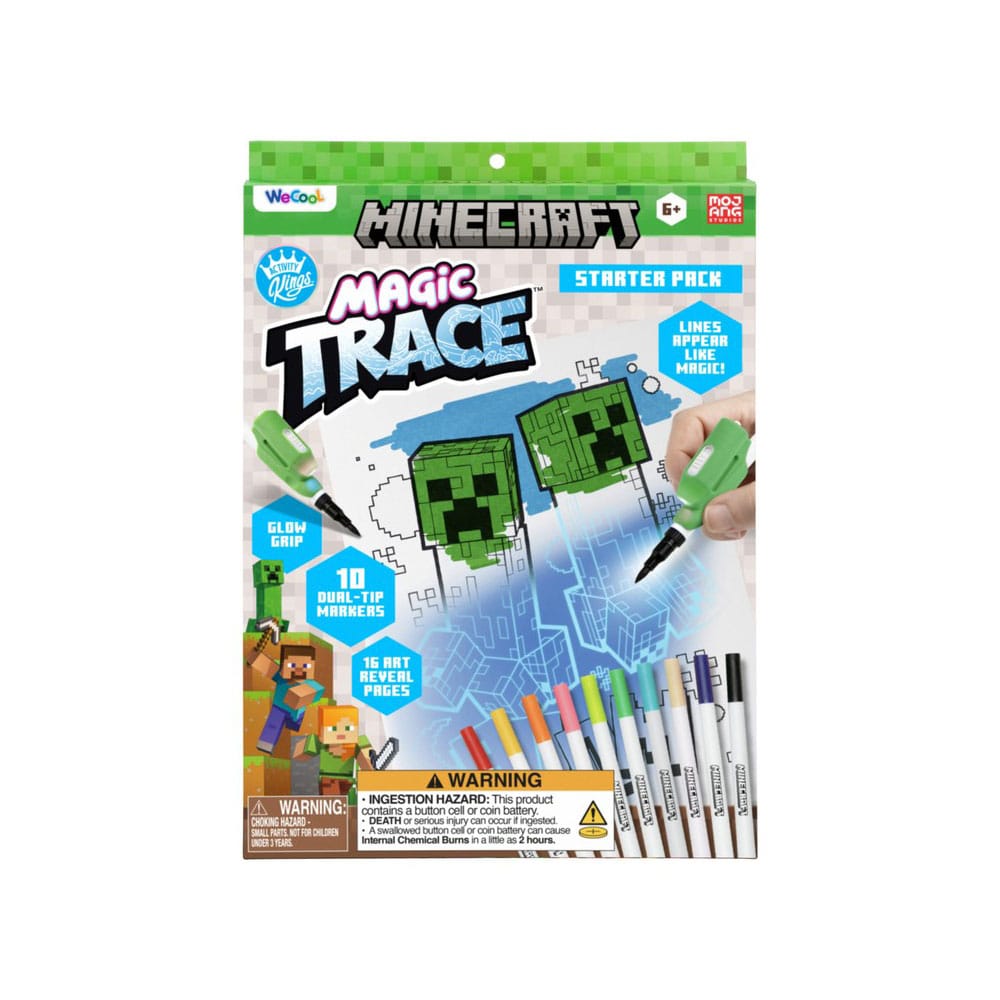 SU ORDINAZIONE Minecraft Invisible Writers Magic Trace Starter pack and refills