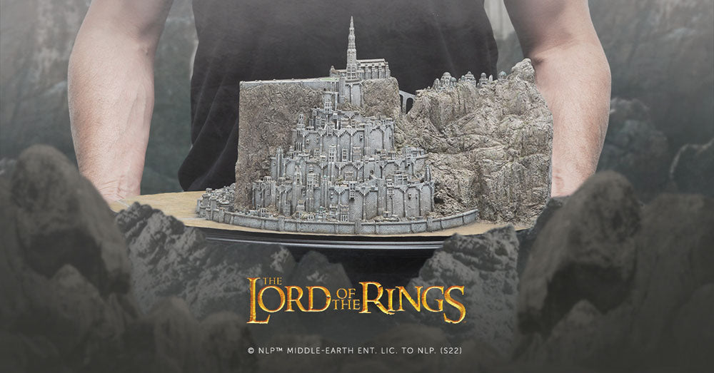 🧪 LAB | SU ORDINAZIONE Lord of the Rings Statue Minas Tirith 21 cm