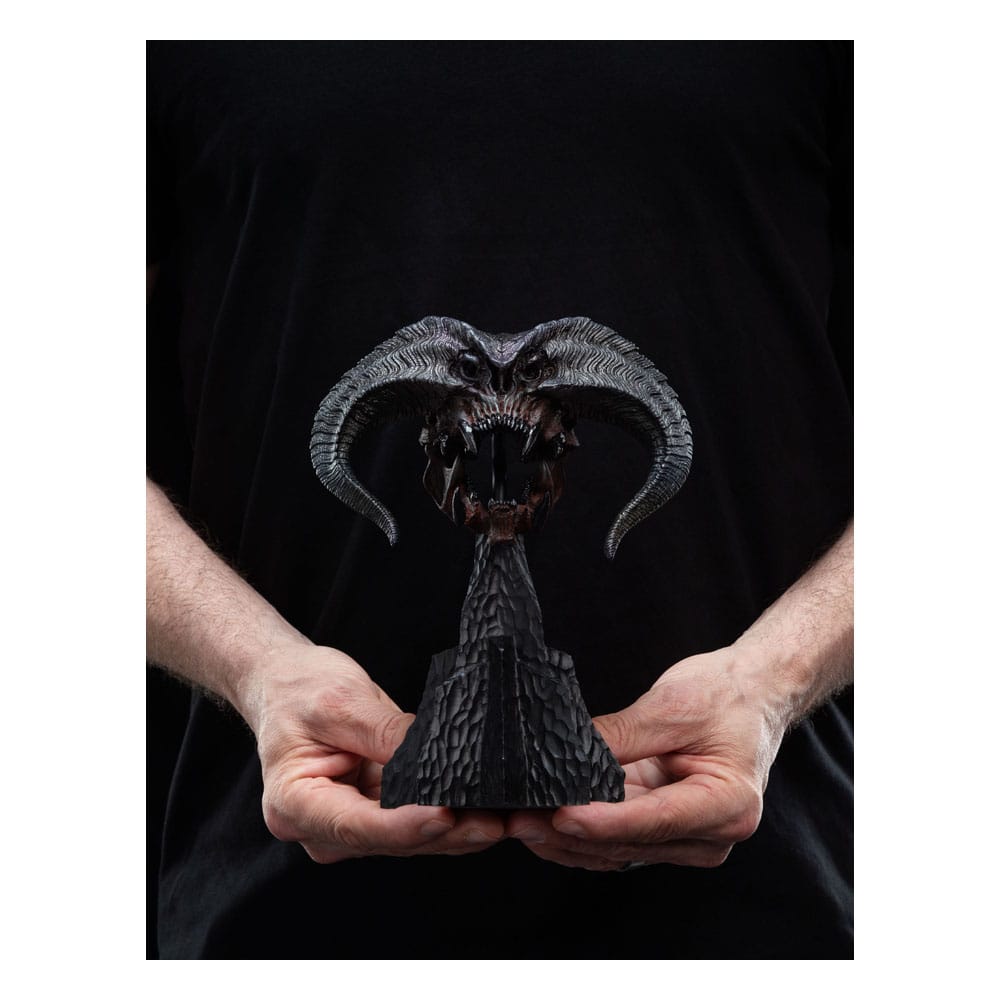 🧪 LAB | SU ORDINAZIONE Lord of the Rings Mini Statue Skull of a Balrog 20 cm