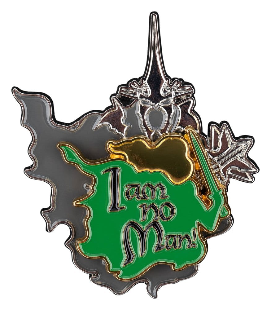 🧪 LAB | SU ORDINAZIONE Lord of the Rings Collectors Pins 2-Pack No Man can Kill Me & I Am No Man! 7 cm