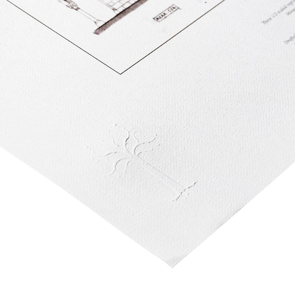 🧪 LAB | SU ORDINAZIONE Lord of the Rings Blueprint Art Print The Courtyard of Minas Tirith 59 x 42 cm