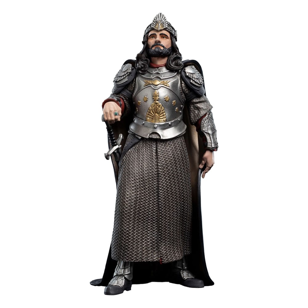 AUF BESTELLUNG Herr der Ringe Mini Epics Vinyl Figur König Aragorn 19 cm