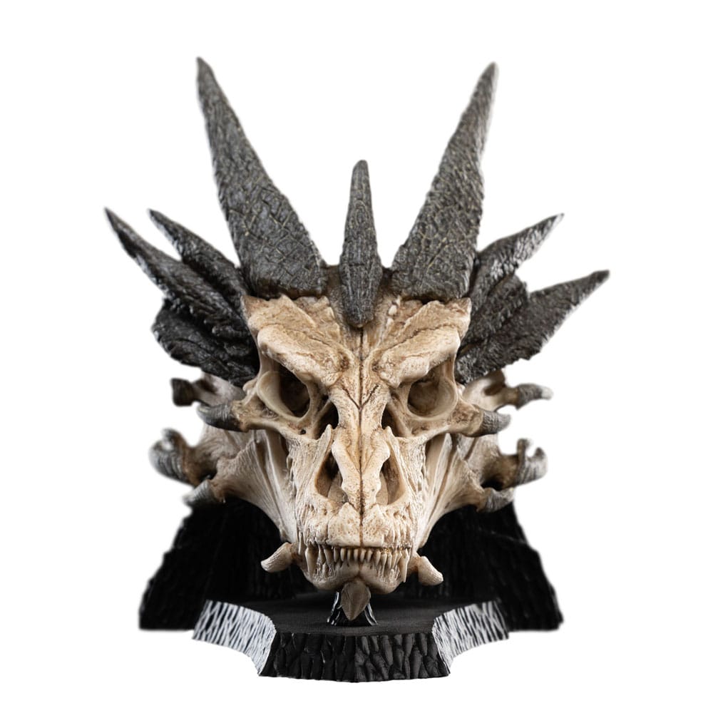 🧪 LAB | SU ORDINAZIONE Lord of the Rings Mini Statue Skull of Smaug 22 cm