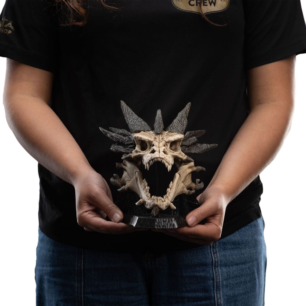 🧪 LAB | SU ORDINAZIONE Lord of the Rings Mini Statue Skull of Smaug 22 cm