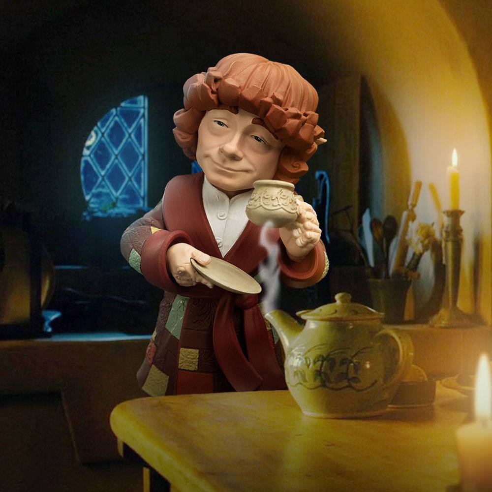🧪 LAB | SU ORDINAZIONE The Hobbit Mini Epics Vinyl Figure Bilbo Baggins Limited Edition 10 cm