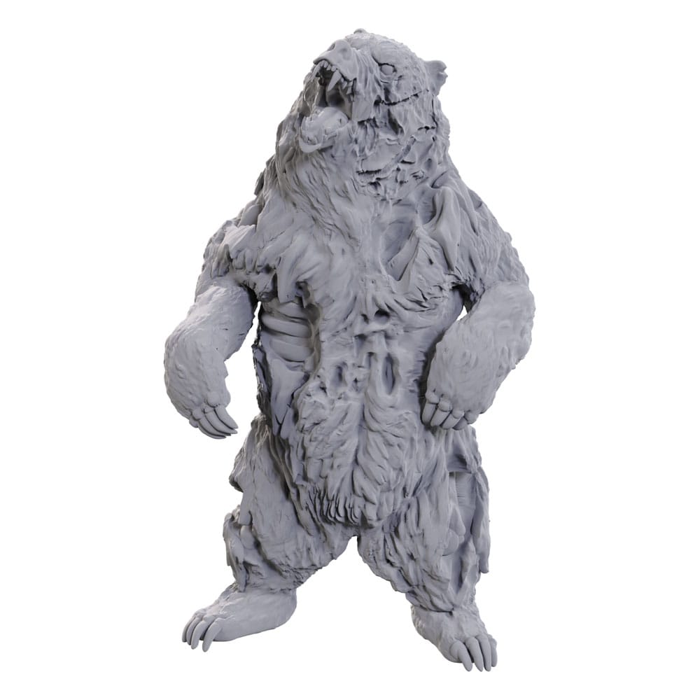 SU ORDINAZIONE WizKids Deep Cuts Unpainted Miniature Zombie Grizzly Bear