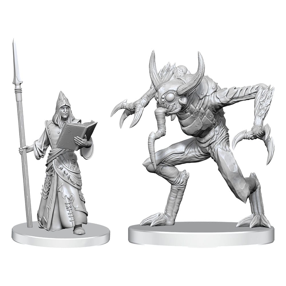 MADE TO ORDER Pathfinder Deep Cuts Unpainted Miniatures Vloriak (Despoiler Demon) & Demonologist