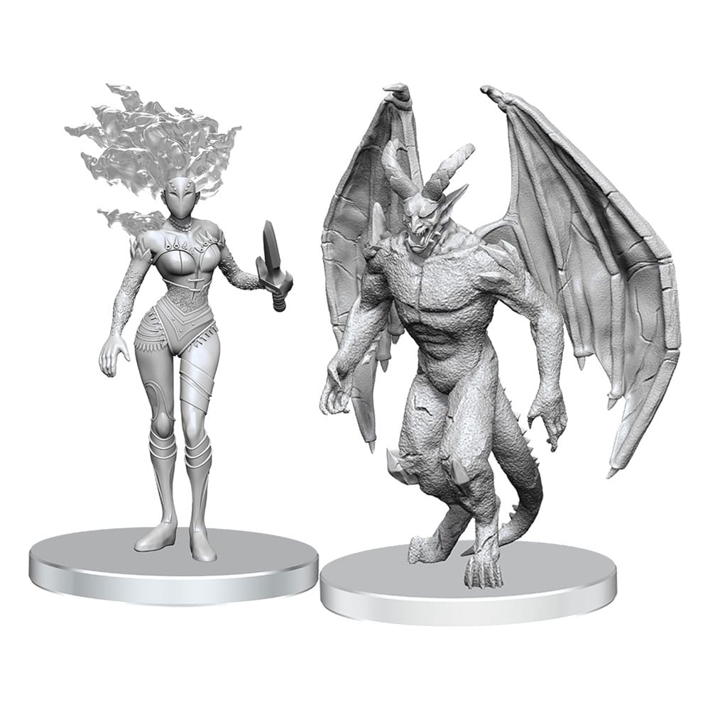 SU ORDINAZIONE Pathfinder Deep Cuts Unpainted Miniatures Gargoyle & Shae