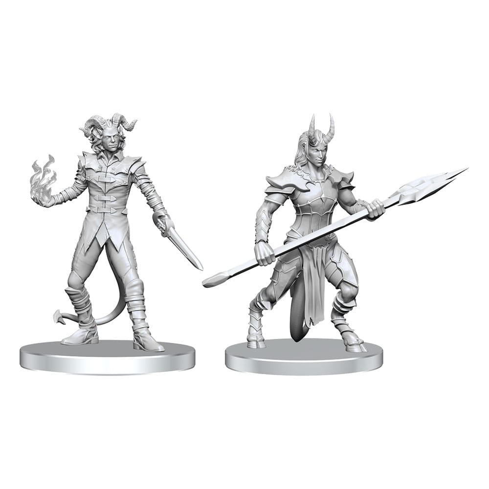 SU ORDINAZIONE Pathfinder Deep Cuts Unpainted Miniatures Vordine (Infantry Devil) & Pitborn Rogue ESAURITO