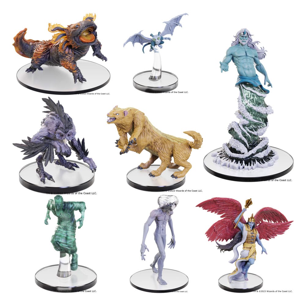 SU ORDINAZIONE D&D Icons of the Realms pre-painted Miniatures Journeys through the Radiant Citadel - Monsters Boxed Set