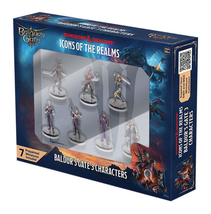 SU ORDINAZIONE D&D Icons of the Realms pre-painted Miniatures Planescape: Baldur's Gate 3 - Character Boxed Set