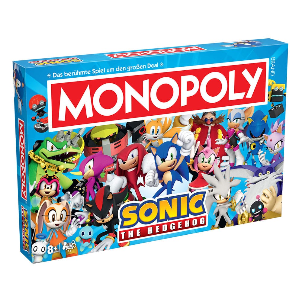 SU ORDINAZIONE Monopoly Board Game Sonic the Hedgehog *German Version*