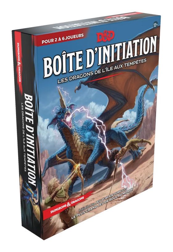 SU ORDINAZIONE Dungeons & Dragons RPG Boîte d'Initiation : Les Dragons de l'Île aux Tempêtes french