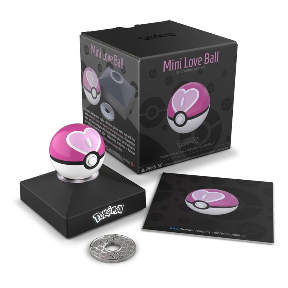 SU ORDINAZIONE Pokémon Diecast Replica Mini Love Ball *PREZZO SPECIALE*