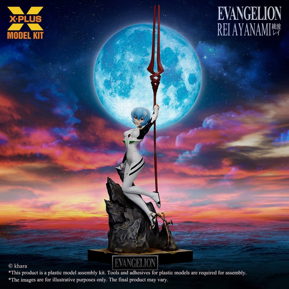 PREORDINE+ 09/2026 Neon Genesis Evangelion Plastic Model Kit 1/8 Rei Ayanami 40 cm