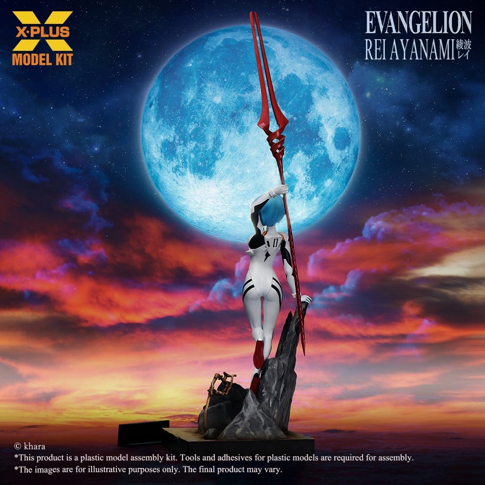 🧪 LAB | SU ORDINAZIONE Neon Genesis Evangelion Plastic Model Kit 1/8 Rei Ayanami 40 cm