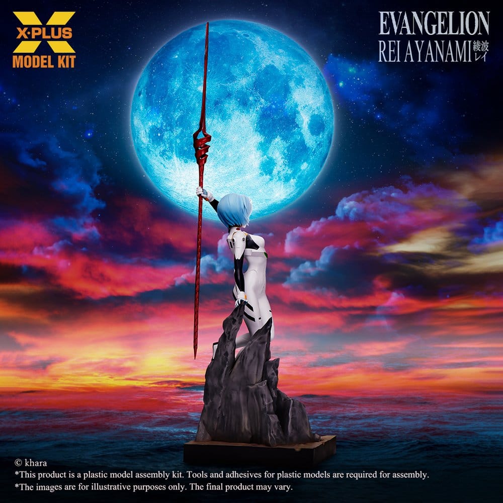 🧪 LAB | SU ORDINAZIONE Neon Genesis Evangelion Plastic Model Kit 1/8 Rei Ayanami 40 cm