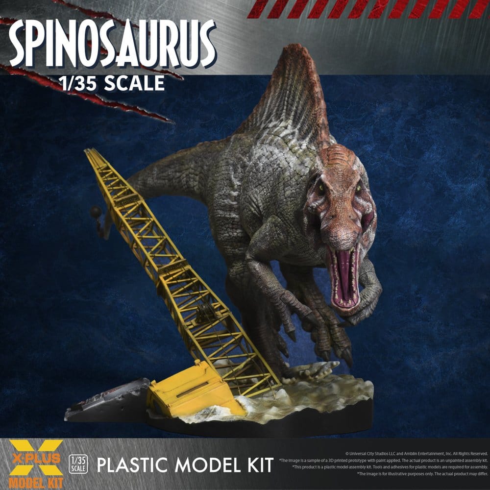 🧪 LAB | PREORDINE+ 03/2027 Jurassic Park III Plastic Model Kit 1/35 Spinosaurus 19 cm (Reproduction)