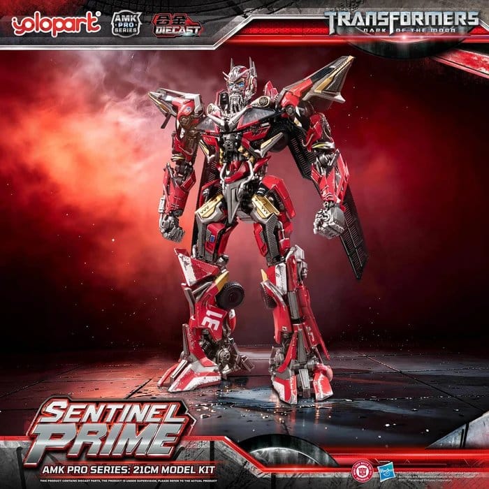 🧪 LAB | PREORDINE+ 02/2027 Transformers: Dark of the Moon AMK PRO Series Plastic Model Kit Sentinel Prime 21 cm