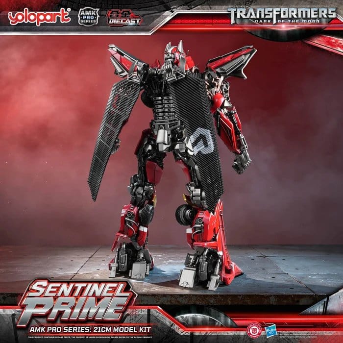 🧪 LAB | PREORDINE+ 02/2027 Transformers: Dark of the Moon AMK PRO Series Plastic Model Kit Sentinel Prime 21 cm