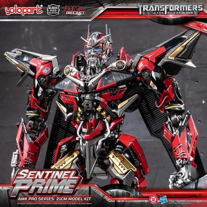 🧪 LAB | PREORDINE+ 02/2027 Transformers: Dark of the Moon AMK PRO Series Plastic Model Kit Sentinel Prime 21 cm