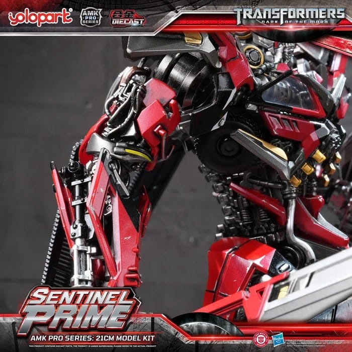 🧪 LAB | PREORDINE+ 02/2027 Transformers: Dark of the Moon AMK PRO Series Plastic Model Kit Sentinel Prime 21 cm