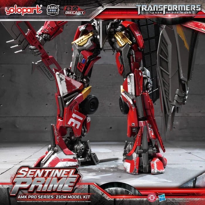 🧪 LAB | PREORDINE+ 02/2027 Transformers: Dark of the Moon AMK PRO Series Plastic Model Kit Sentinel Prime 21 cm