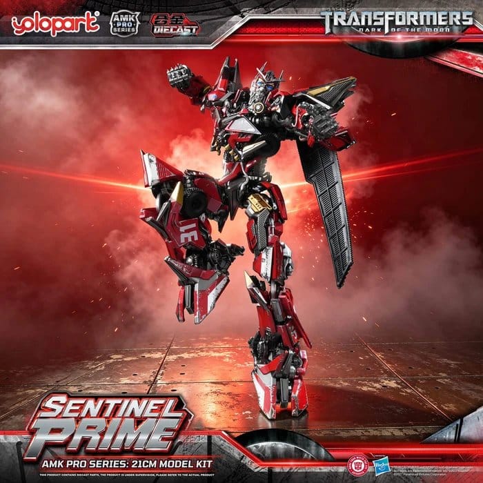 🧪 LAB | PREORDINE+ 02/2027 Transformers: Dark of the Moon AMK PRO Series Plastic Model Kit Sentinel Prime 21 cm