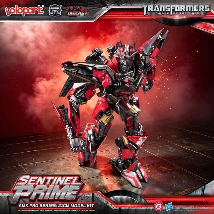 🧪 LAB | PREORDINE+ 02/2027 Transformers: Dark of the Moon AMK PRO Series Plastic Model Kit Sentinel Prime 21 cm