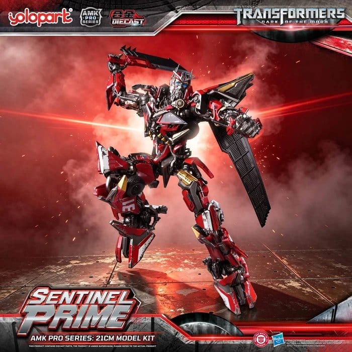 🧪 LAB | PREORDINE+ 02/2027 Transformers: Dark of the Moon AMK PRO Series Plastic Model Kit Sentinel Prime 21 cm