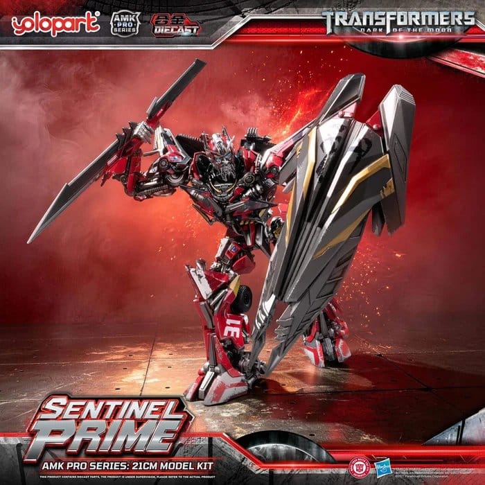 🧪 LAB | PREORDINE+ 02/2027 Transformers: Dark of the Moon AMK PRO Series Plastic Model Kit Sentinel Prime 21 cm