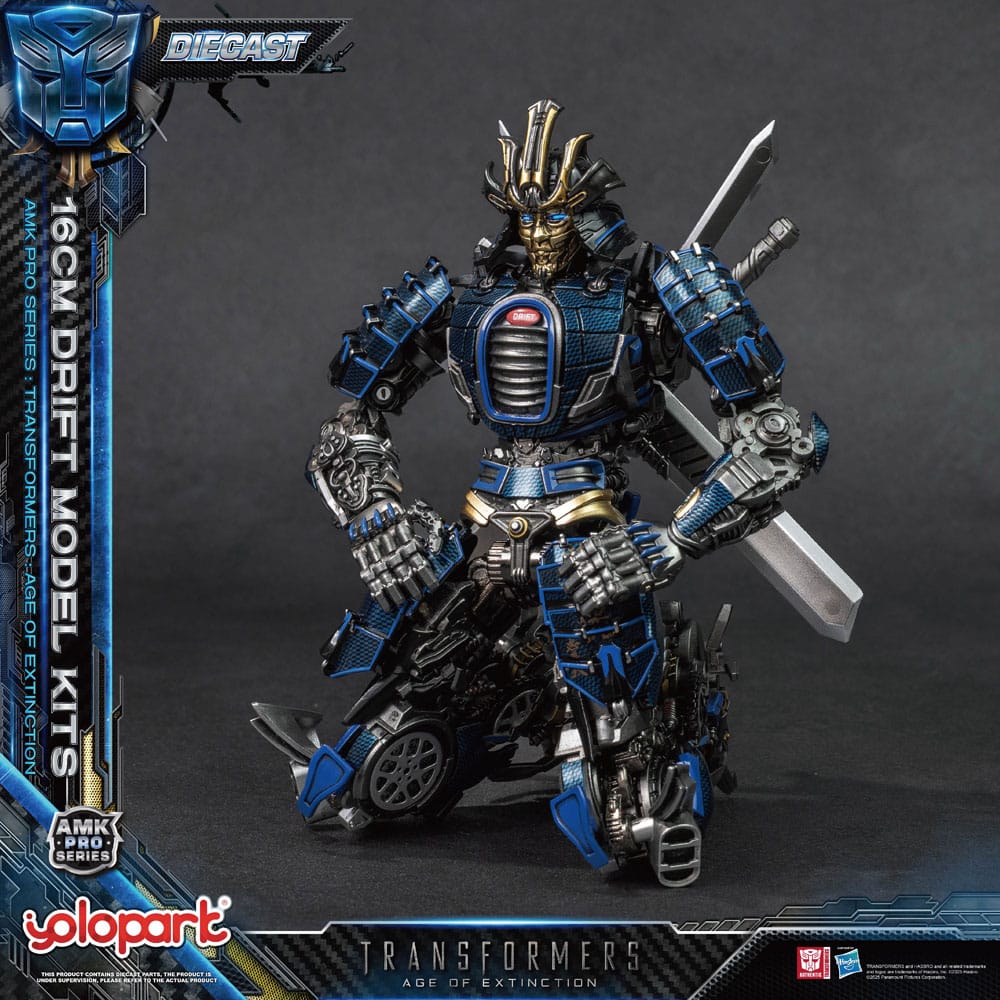 🧪 LAB | SU ORDINAZIONE Transformers: Age of Extinction AMK Pro Series Model Kit Drift 16 cm