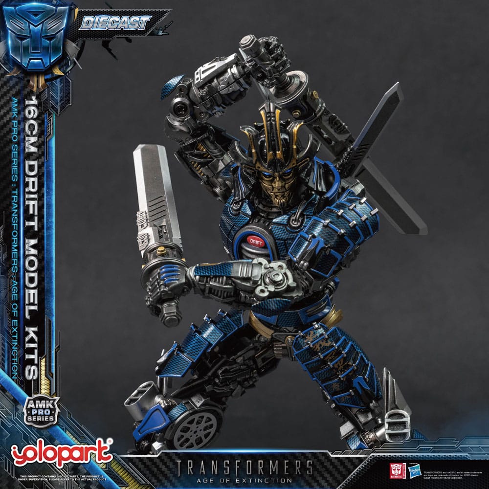 🧪 LAB | SU ORDINAZIONE Transformers: Age of Extinction AMK Pro Series Model Kit Drift 16 cm
